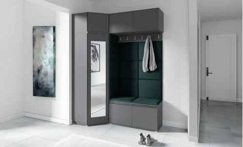 Cuier Hol Max 38, Grafit/Verde - Trinity 28