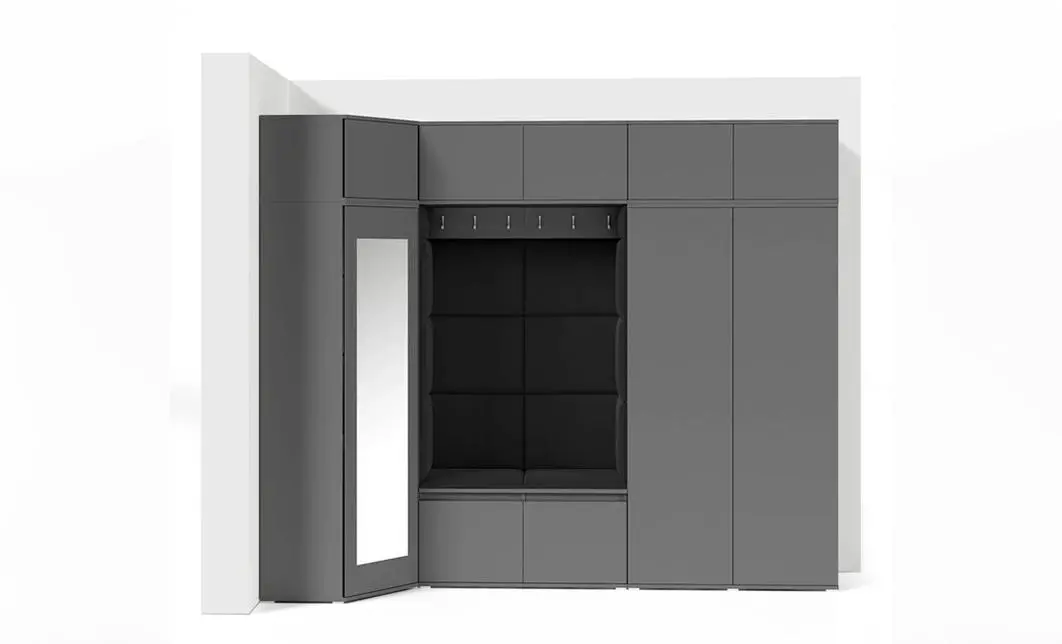 Cuier Hol Max 39, Grafit/Negru - Trinity 16