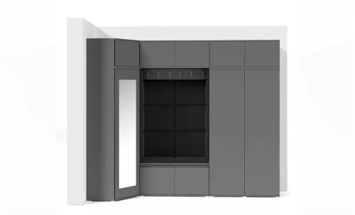 Cuier Hol Max 39, Grafit/Negru - Trinity 16