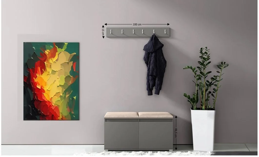 Cuier Hol Max 5, Grafit/ Bej - Trinity 2 1