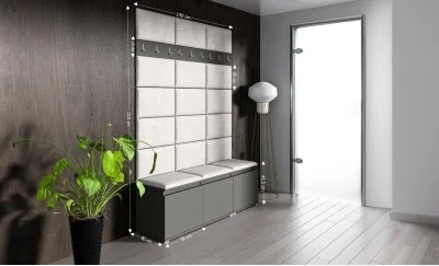 Cuier Hol Max 6, Grafit/ Crem - Trinity 1