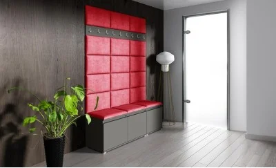 Cuier Hol Max 6, Grafit/ Rosu - Trinity 9