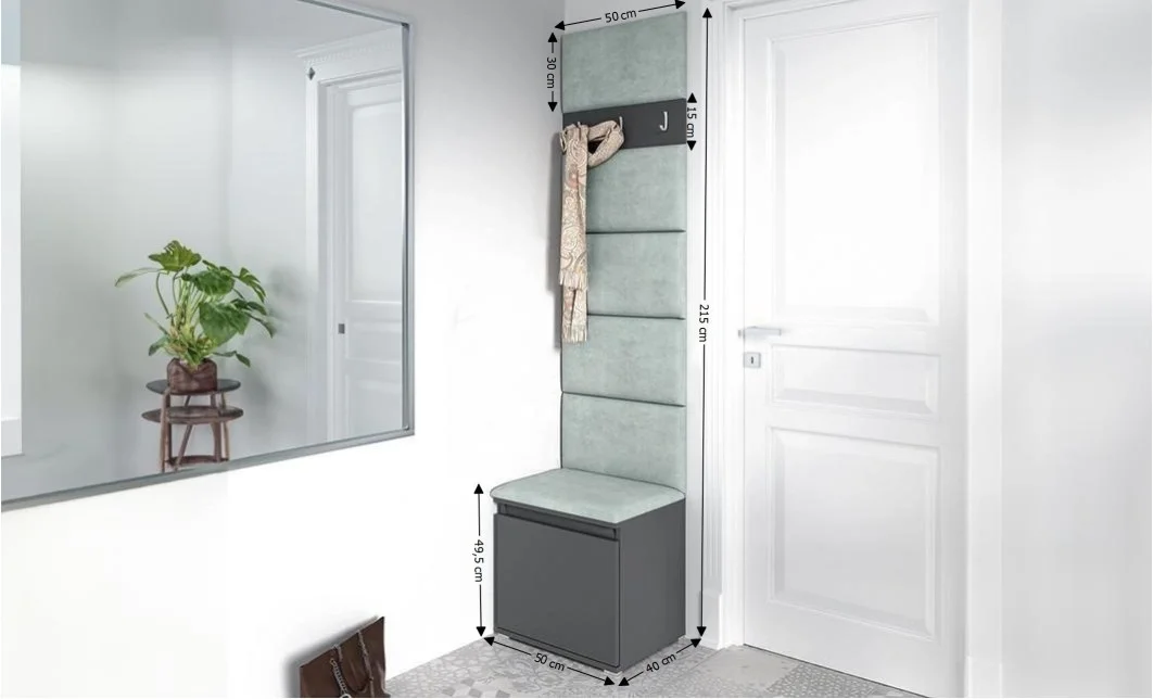 Cuier Hol Max 7, Grafit/Verde - Trinity 21 1