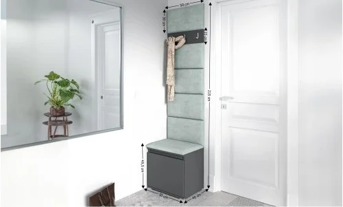 Cuier Hol Max 7, Grafit/Verde - Trinity 21