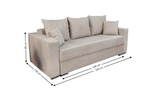 Canapea Extensibilă Claudia Bonell Mini, Bej
