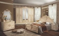 Dormitor Clasic Amalfi Beige cu Dulap 6 Uși 2