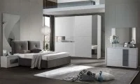 Dormitor Modern Blossom cu Dulap 2 Uși 