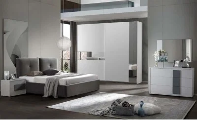 Dormitor Modern Blossom cu Dulap 2 Uși 