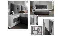 Dormitor Modern Blossom cu Dulap 2 Uși  2