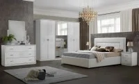 Dormitor Modern New Gemma cu Dulap 6 Uși  2