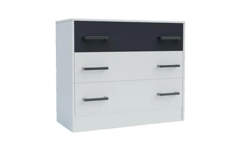 Dormitor Modern Viva Alb/Gri