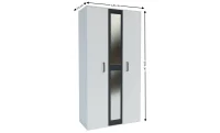 Dormitor Modern Viva Alb/Gri 10