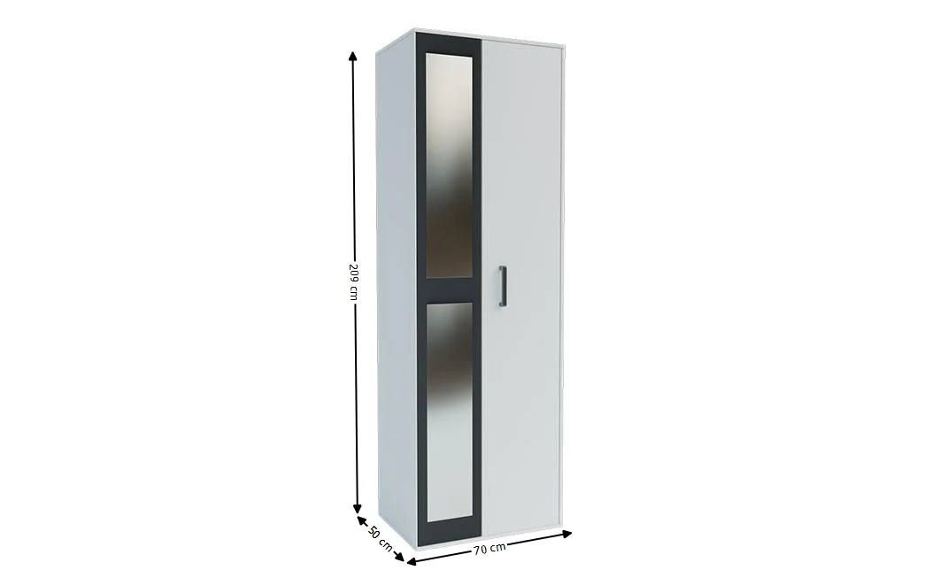 Dormitor Modern Viva Alb/Gri