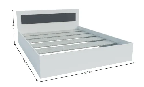 Dormitor Modern Viva Alb/Gri
