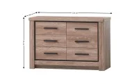 Dormitor Modern Queen Dulap cu 4 uși 4 sertare 3
