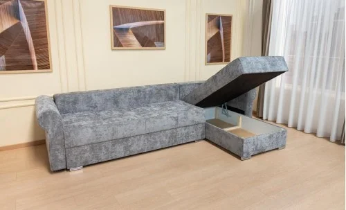 Colțar Extensibil Elsa XXL Bonell Gri - Kim 15 Interschimbabil