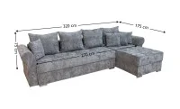 Colțar Extensibil Elsa XXL Bonell Gri - Kim 15 Interschimbabil 2