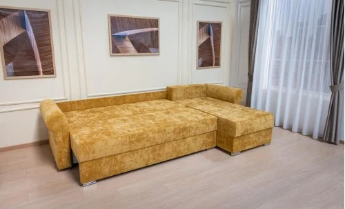 Colțar Extensibil Elsa XXL Bonell Muștar - Kim 5 Interschimbabil