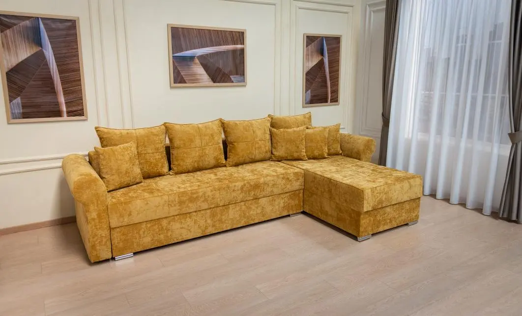 Colțar Extensibil Elsa XXL Bonell Muștar - Kim 5 Interschimbabil 8
