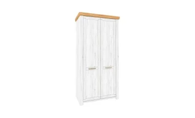 Dulap cu 2 Uși Sudbury F Stejar Craft Gold și Stejar Craft Alb