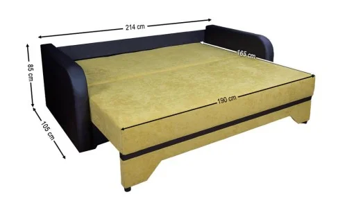 Canapea Extensibilă Corina Bonell Max, Mustar