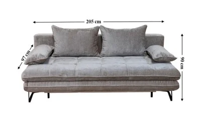 Canapea Extensibila Alba 3R Maro