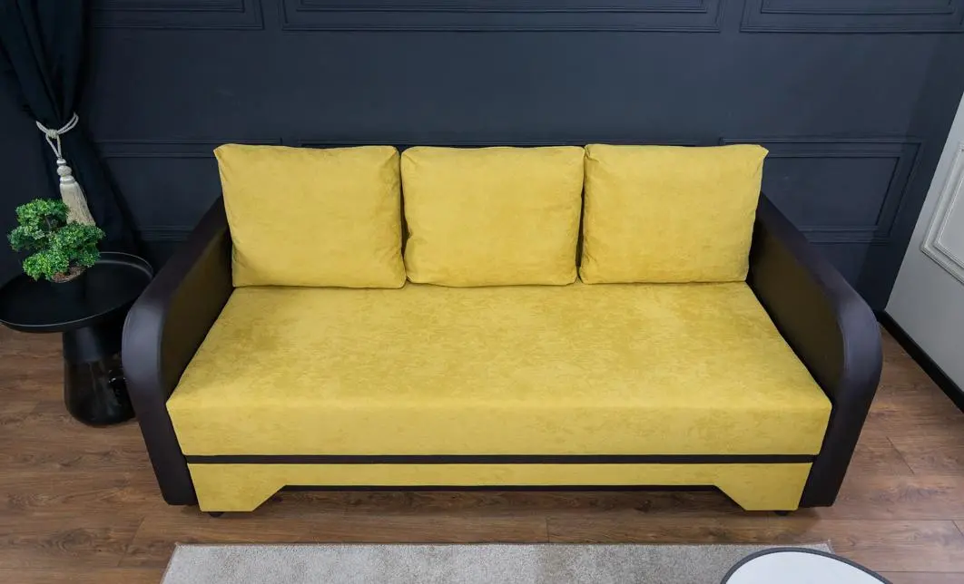 Canapea Extensibilă Corina Bonell Max, Mustar 3