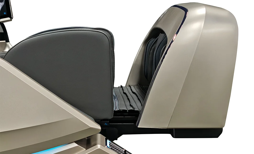 Fotoliu de Masaj VD-L136P Bej/Gri, 4D Dual Core, Șină SL 135 cm, Zero Gravity, Încălzire, Bluetooth 7