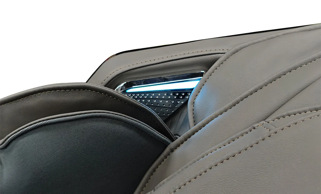 Fotoliu de Masaj VD-L136P Bej/Gri, 4D Dual Core, Șină SL 135 cm, Zero Gravity, Încălzire, Bluetooth 9