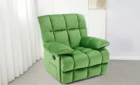 Fotoliu Rotativ cu Recliner KJC4423 Verde