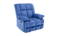 Fotoliu Rotativ cu Recliner Manual KJC4423 Albastru 2