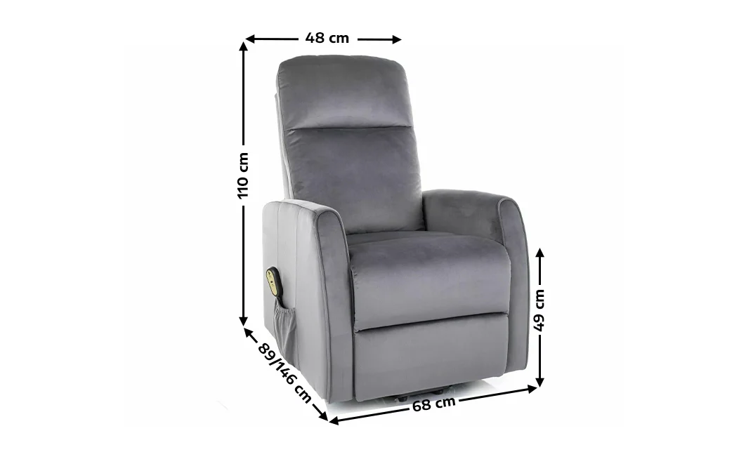 Fotoliu Recliner KJ9908 Gri 1