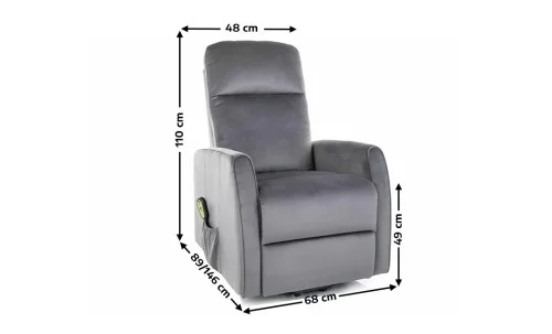 Fotoliu Recliner KJ9908 Gri