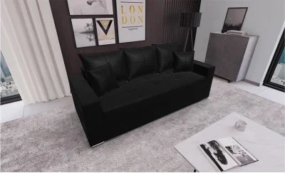 Canapea Extensibilă Claudia Bonell Mini, Negru