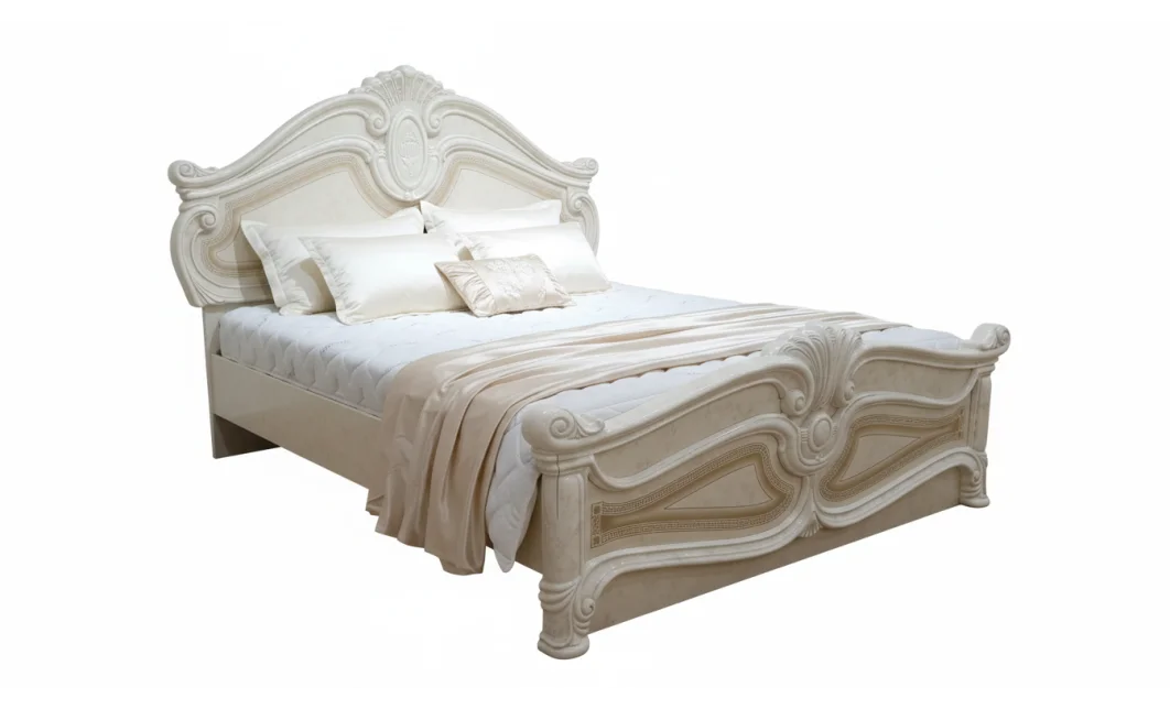 Dormitor Clasic Amalfi Beige cu Dulap 4 Uși 3