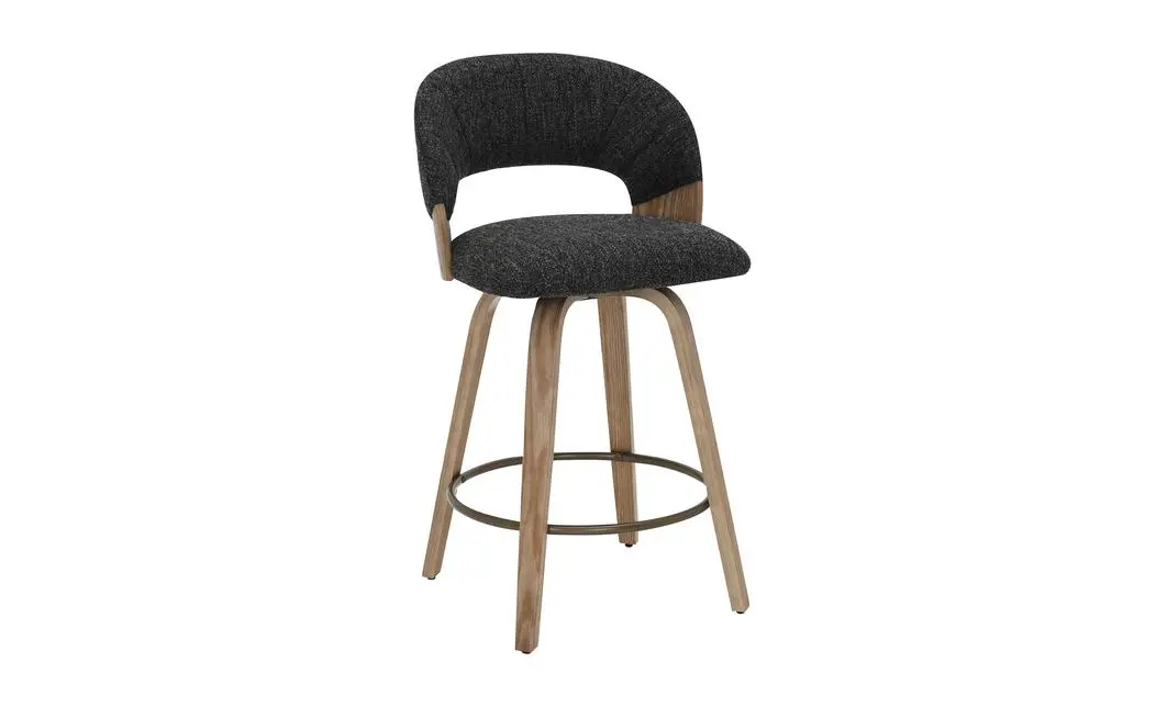 Scaun Bar JY3248X-M Gri Inchis 3