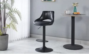 Scaun Bar KJC338 Negru