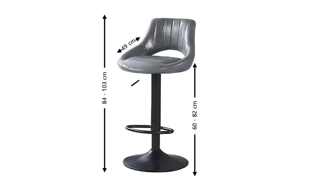 Scaun Bar KJC338 Gri 1
