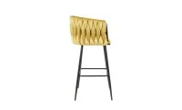 Scaun Bar KJC365 Mustar & Picioare Negre 4