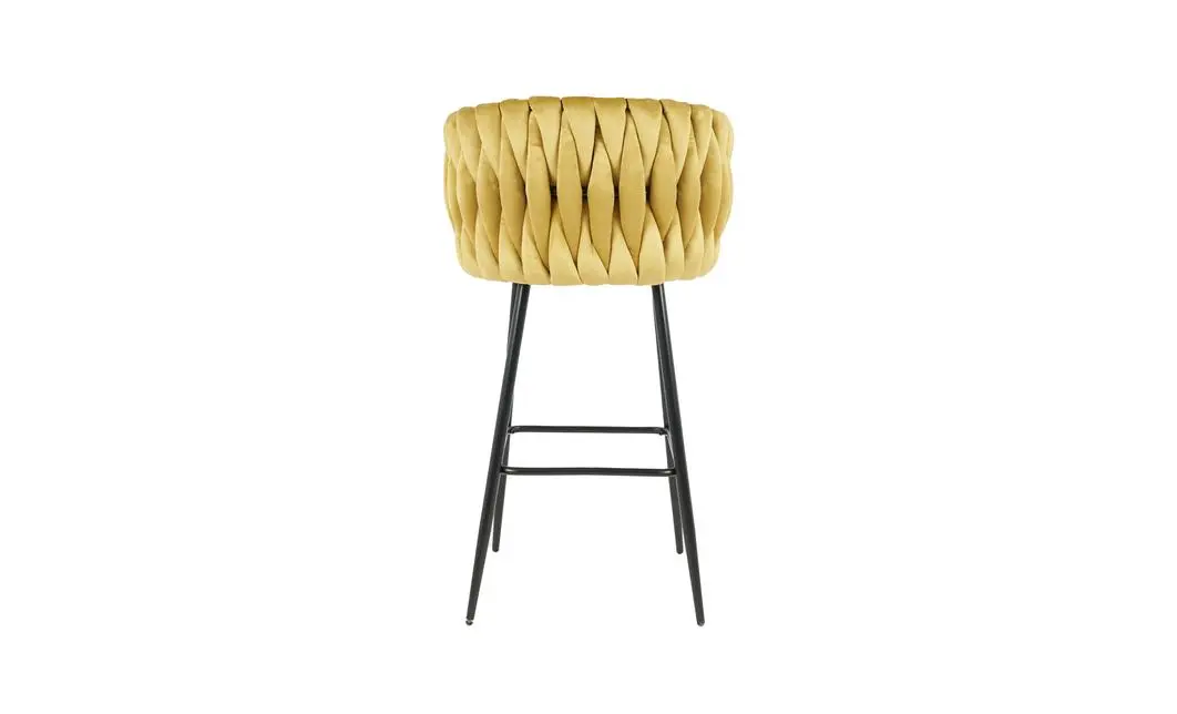 Scaun Bar KJC365 Mustar & Picioare Negre 5