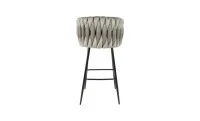 Scaun Bar KJC365 Gri & Picioare Negre 5