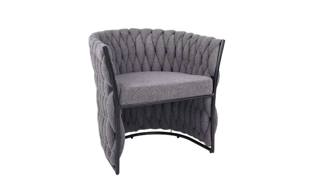 Scaun Living KJC4342 Gri Închis 3
