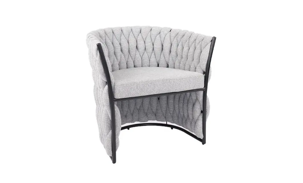 Scaun Living KJC4342 Gri Deschis 3