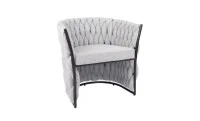 Scaun Living KJC4342 Gri Deschis 3