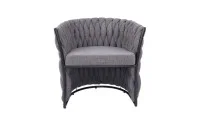 Scaun Living KJC4342 Gri Închis 2
