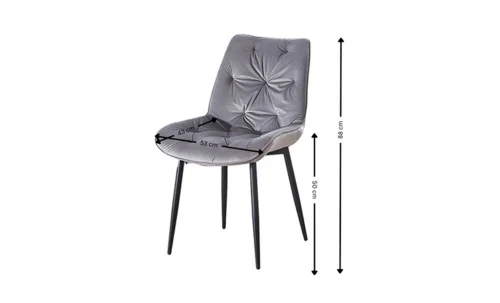 Scaun Living KJC0357 Gri