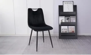 Scaun Living Tapitat KJC0358 Negru