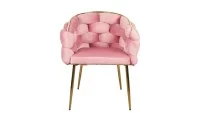 Scaun Living Tapitat KJC15 Roz 2