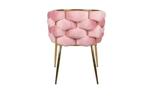 Scaun Living Tapitat KJC15 Roz