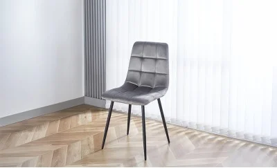 Scaun Living Tapitat KJC37 Gri